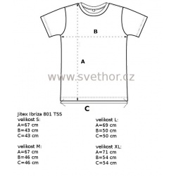 _Jitex Ibriza 801 Ts tm. bordova damske triko kratky rukav Merino vlna zmereno
