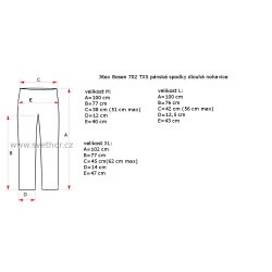 _Jitex Bosen 702 TXS sede panske spodky dlouha nohavice zmereno