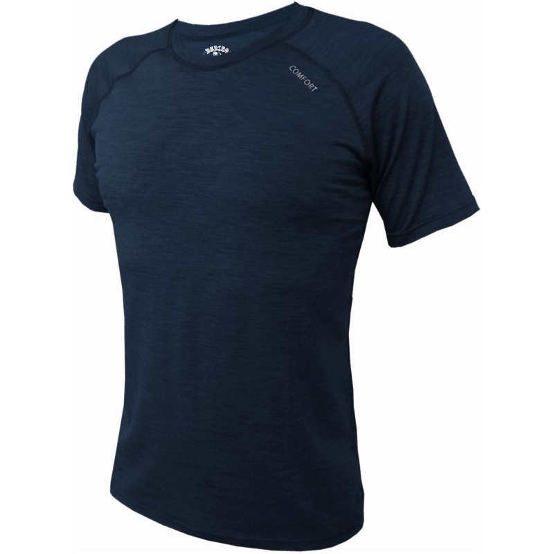 Jitex Ibrit 981 TSS tmave modra panske triko kratky rukav Merino vlna