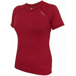 Jitex Ibriza 801 tmave cervena damske triko kratky rukav Merino vlna
