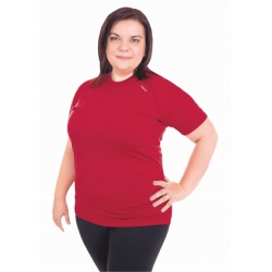 Jitex Ibriza 801 tmave cervena damske triko kratky rukav Merino vlna 1