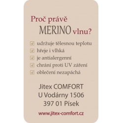 Jitex Ibriza 801 tmave modra damske triko kratky rukav Merino vlna 2