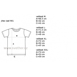 _Jitex Ipel 901 petrol panske funkcni sportovni rychleschnouci triko kratky rukav zmereno