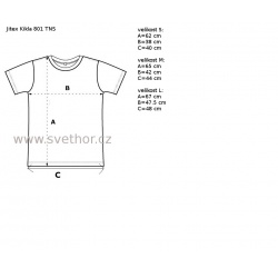 _Jitex Kikla 801 TNS tmave seda damske funkcni rychleschnouci triko kratky rukav zmereno