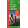 Geodetski Krnsko pogorje 25 000 turisticka mapa 25 000 turisticka mapa