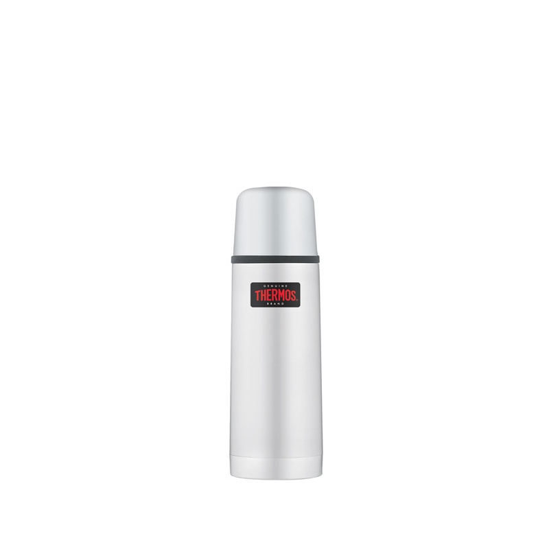 Thermos Mountain FBB 350 ml termoska s tlacitkovym uzaverem a salkem - nerez