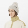 Salomon Ivy Beanie whisper white C26303 damska pletena zimni cepice s vnitrni celenkou 1