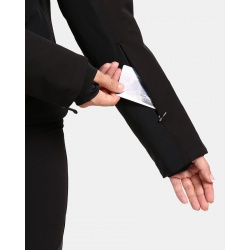 Kilpi Lorien-W cerna UL0106 damska nepromokava zimni lyzarska technicka bunda 4