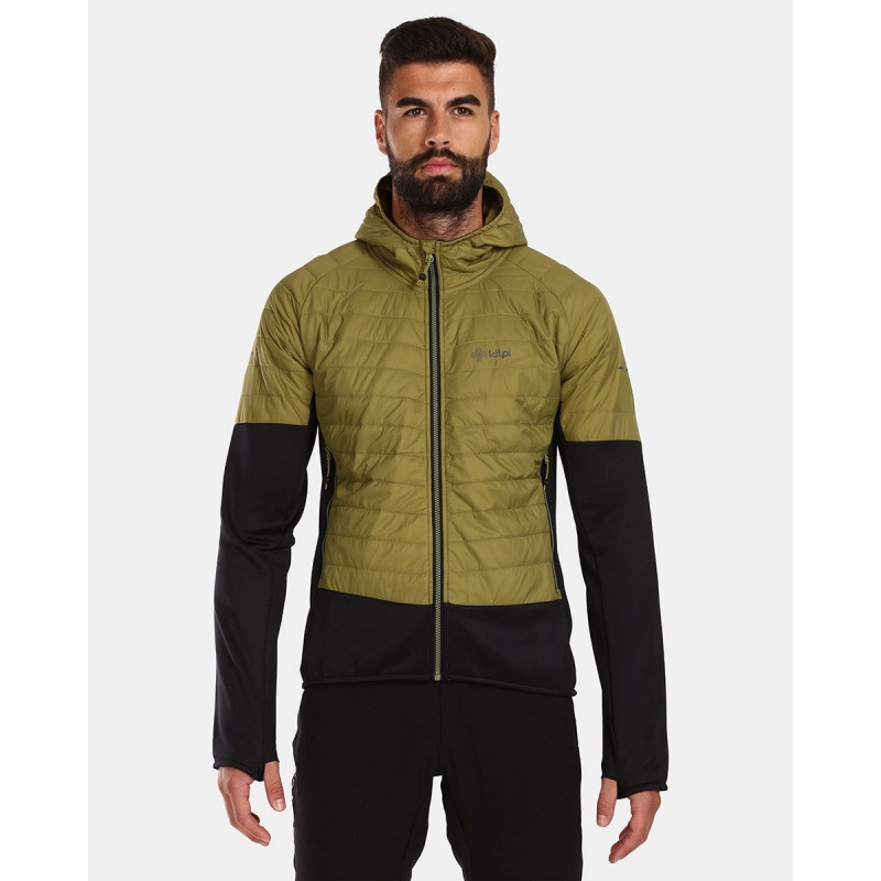 Kilpi Gares-M zelena UM0130 panska lehka zateplena outdoorova bunda mikina Primaloft 