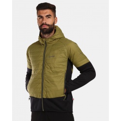Kilpi Gares-M zelena UM0130 panska lehka zateplena outdoorova bunda mikina Primaloft 1