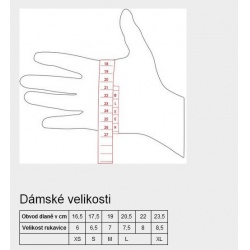 _Leki Glace 3D Women black damske vodeodolne lyzarske prstove rukavice Trigger zmereno