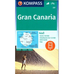 Kompass 237 Gran Canaria 1:50 000 turistická mapa