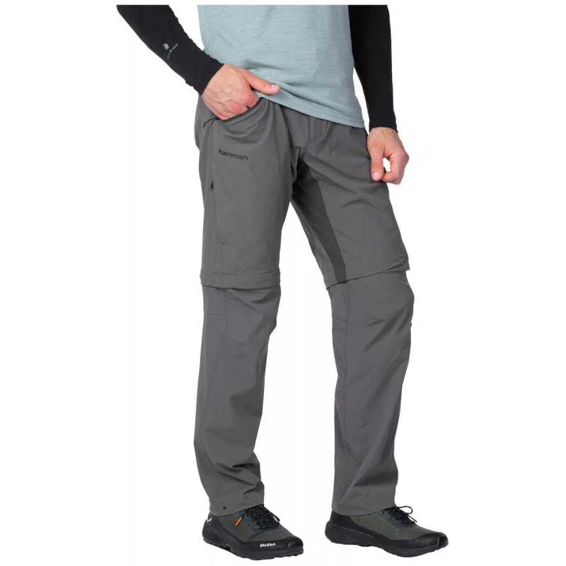 Hannah Binders zip off pavement raven panske odepinaci turisticke kalhoty