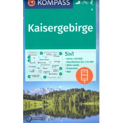 9 Kaisergebirge 1:50 000