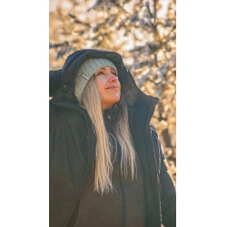 Husky Naveli L black damsky zimni vodeodolny kabat s kapuci 4