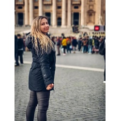 Husky Naveli L black damsky zimni vodeodolny kabat s kapuci 5