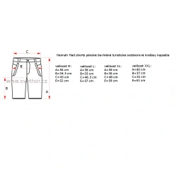 _Hannah Mad shorts kangaroo panske bavlnene turisticke outdoorove kratasy kapsace zmereno