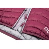 Ocun Tsunami ECO Jacket W rose maroon silver damska lehka perova bunda s kapuci DWR 3