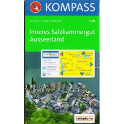 Kompass 020 Inneres Salzkammergut, Ausseerland 1:25 000