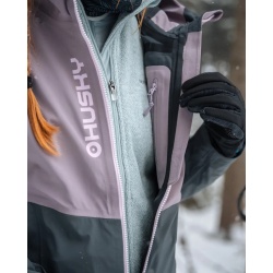 Husky Nicco L purple/grey dámská nepromokavá outdoorová hardshell bunda 6