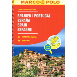 Marco Polo Španělsko, Portugalsko 1:300 000 autoatlas