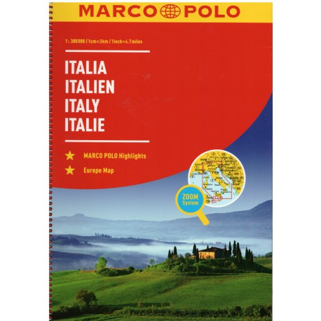 Marco Polo Itálie 1:300 000 autoatlas