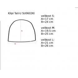 _Kilpi Tail-U cerna unisex sportovni funkcni zimni bezecka cepice zmereno