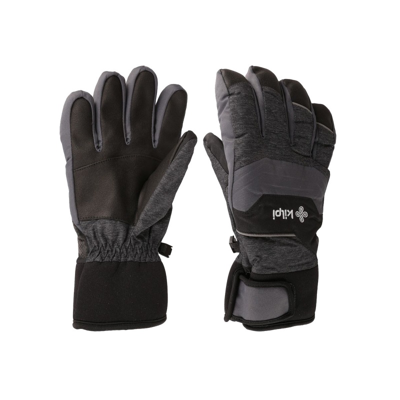 Kilpi Skimi-U tmave seda UU0710 unisex zimni lyzarske prstove rukavice