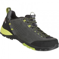Kayland Alpha GTX dark grey lime panske nizke nepromokave ferratove nastupove boty 