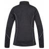 Hannah Dagnys anthracite mel damska funkcni outdoorova celorozepinaci mikina Polarstretch1