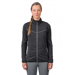 Hannah Dagnys anthracite mel damska funkcni outdoorova celorozepinaci mikina Polarstretch2