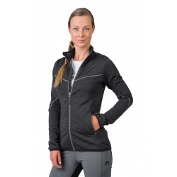 Hannah Dagnys anthracite mel damska funkcni outdoorova celorozepinaci mikina Polarstretch6