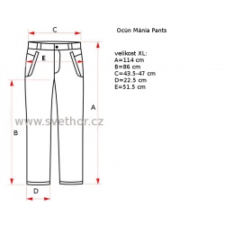 _Ocun Mania Pants brown chocolate torte panske funkcni ultralehke lezecke kalhoty zmereno