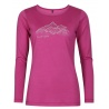 Direct Alpine Furry Long Lady 2.0 orchid (silent hills) damske triko dlouhy rukav Merino