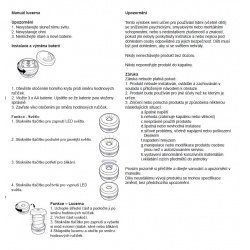 Schwarzwolf Luca skladaci campingova svitilna na baterie, 3 rezimy sviceni 2