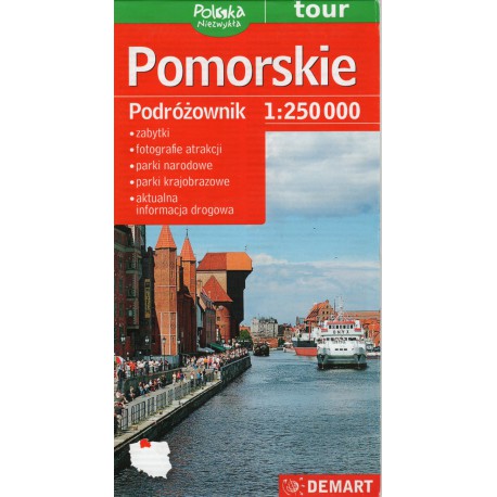 DEMART Województwo Pomorskie/Pomořské vojvodství 1:250 000 automapa