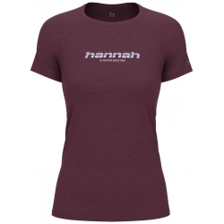 Hannah Cordy red mahogany damske funkcni rychleschnouci tricko kratky rukav