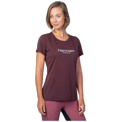 Hannah Cordy red mahogany damske funkcni rychleschnouci tricko kratky rukav 1