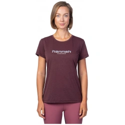 Hannah Cordy red mahogany damske funkcni rychleschnouci tricko kratky rukav 3