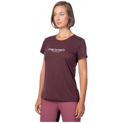 Hannah Cordy red mahogany damske funkcni rychleschnouci tricko kratky rukav 5