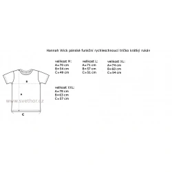 _Hannah Wick red mahogany panske funkcni rychleschnouci tricko kratky rukav zmereno