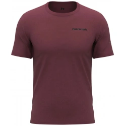 Hannah Wick red mahogany panske funkcni rychleschnouci tricko kratky rukav