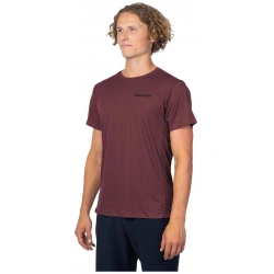 Hannah Wick red mahogany panske funkcni rychleschnouci tricko kratky rukav 5