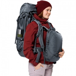 Deuter Voyager 60+10l SL damsky cestovatelsky batoh s transportnim obalem a batohem 12