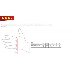 _Leki Lantana 3D GTX Women graphite damske nepromokave lyzarske prstove rukavice zmereno