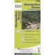 IGN 170 Montpellier, Nîmes, Camargue Gardoise 1:100 000 turistická mapa
