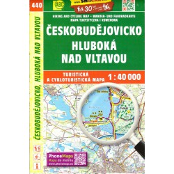 SHOCart 440 Českobudějovicko, Hluboká nad Vltavou  1:40 000