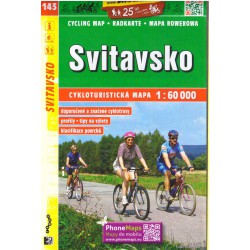 SHOCart 143 Svitavsko 1:60 000 cykloturistická mapa