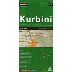 Vektor 368 Albánie Kurbini 1:60 000 automapa