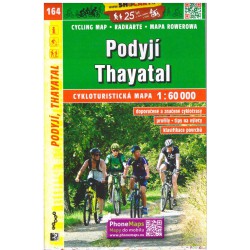 SHOCart 164 Podyjí, Thayatal 1:60 000 cykloturistická mapa